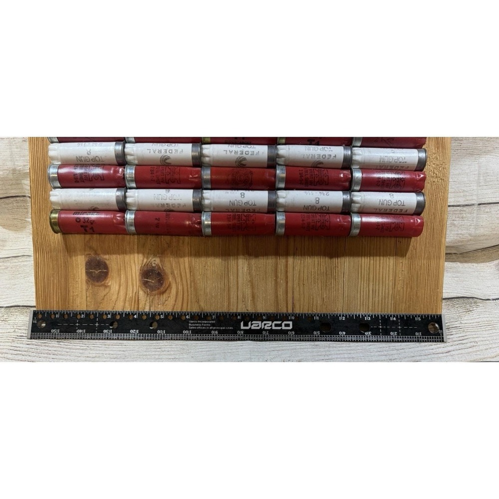 American Flag Shotgun Federal Top Gun Shells Unique Handmade - Picture 2 of 10
